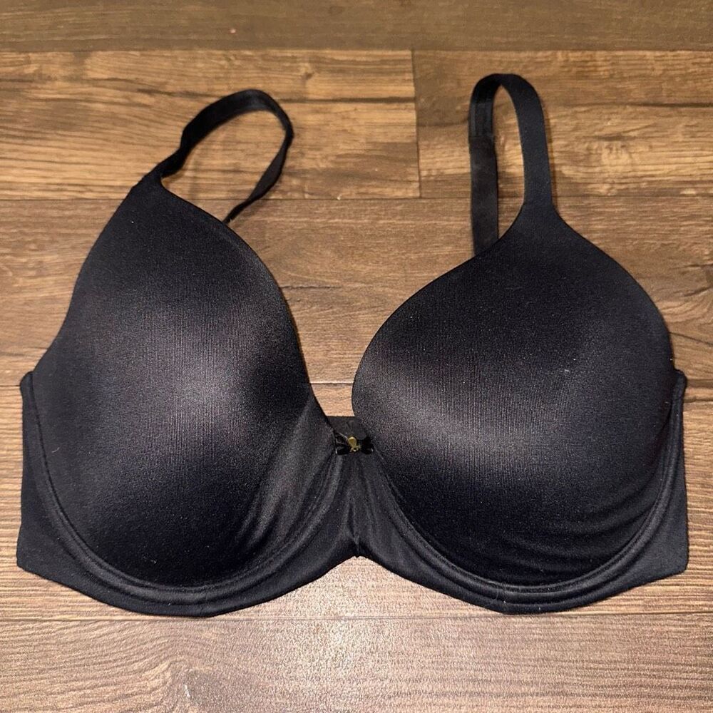 Soma satiny black 32DDD embraceable full coverage Bra